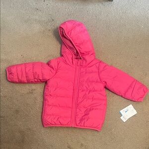 Carter's Pink Puffer Jacket new with Hang Tag